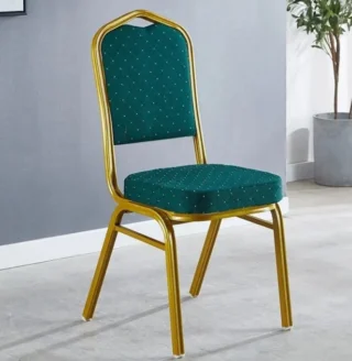Green heavy duty banquet chair