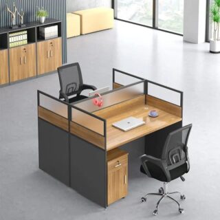 Kontra 2 way office working station with mobile drawers