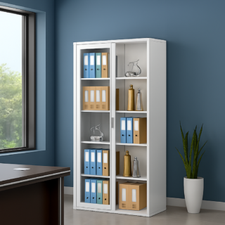 Clarissa 2 door metallic filing cabinet