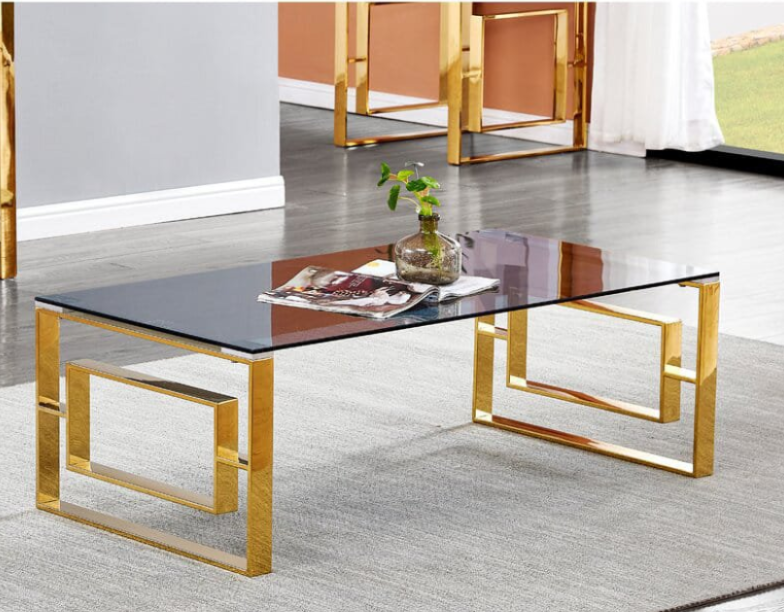 Lamina Modern Glass top coffee table - Image 2