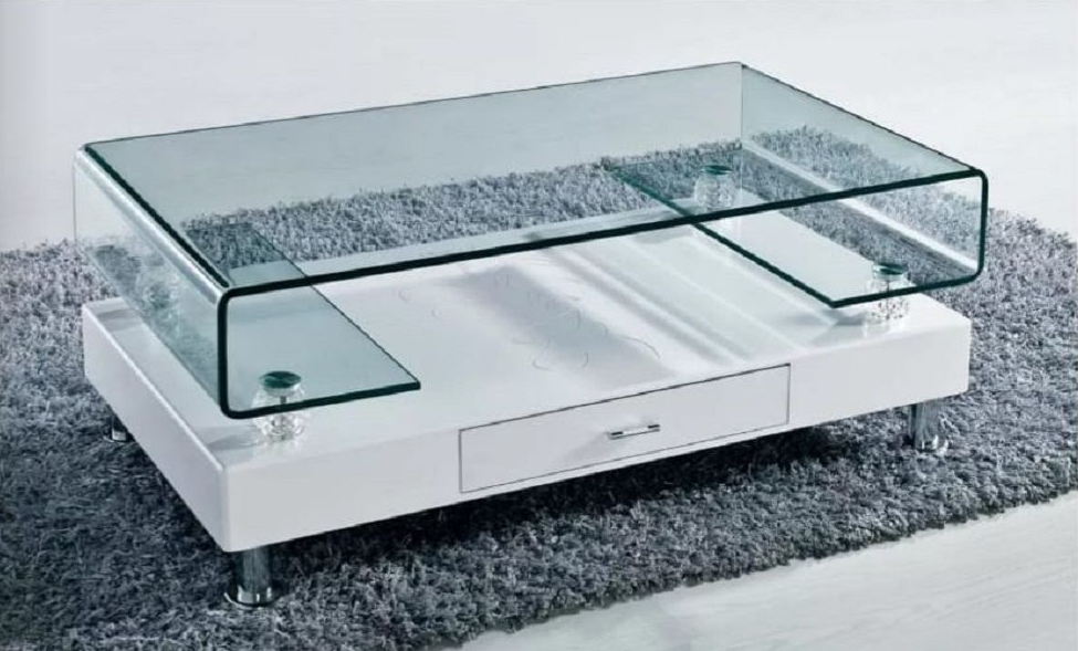 Samba glass top modern coffee table - Image 3