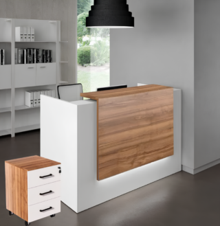 Bronco 1.4m Modern Reception Desk