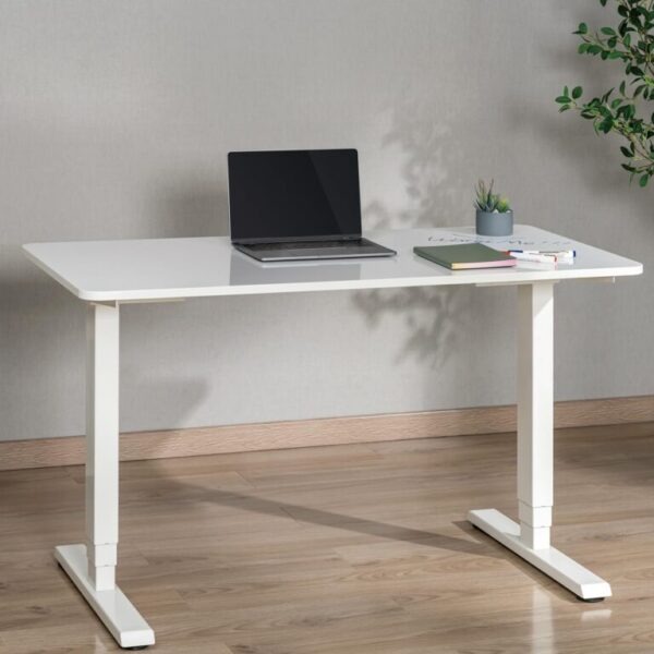 Fortune white height adjustable electric desk - Image 4