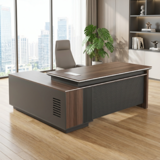 Camaro 1.8m L shaped executive office desk